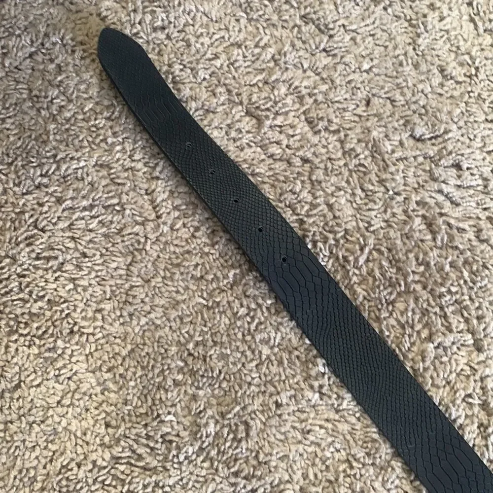 Grey Snakeskin Looking Belt